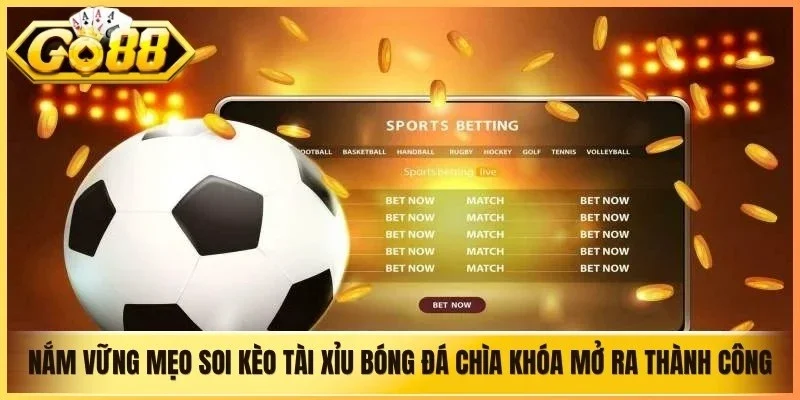 Nắm vững mẹo soi kèo tài xỉu bóng đá là chìa khóa mở ra thành công